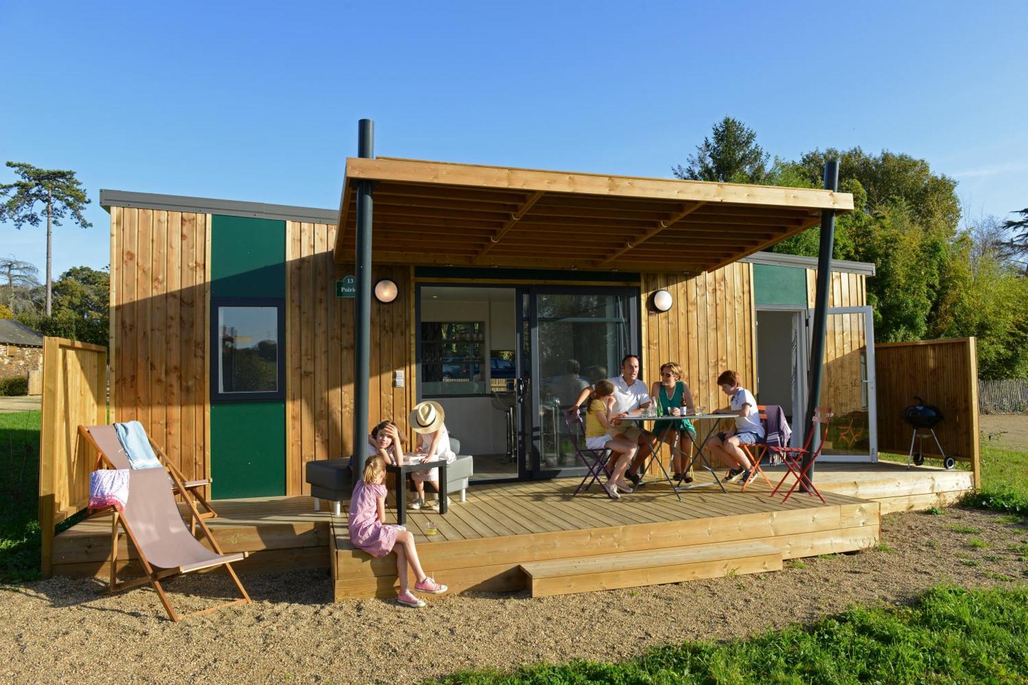 Les Roulottes & Cottages Du Moulin Chenillé-Changé Екстериор снимка